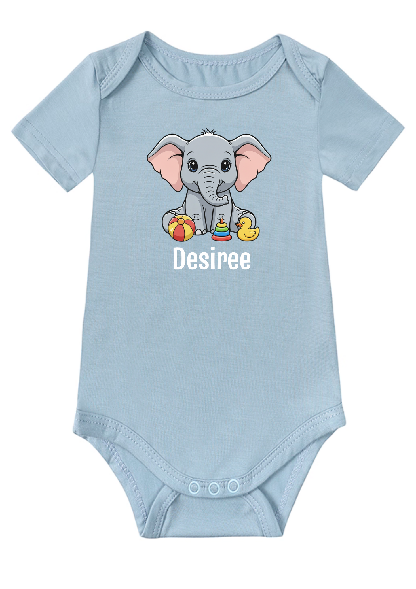 Sweet Elephant Onesie (Bamboo Cotton)