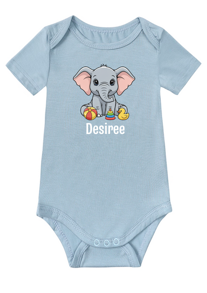 Sweet Elephant Onesie (Bamboo Cotton)