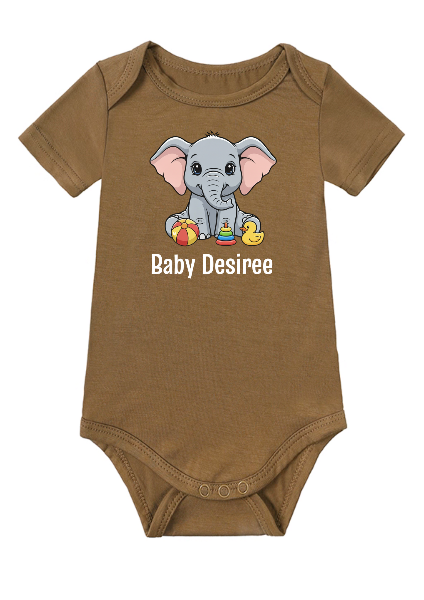 Sweet Elephant Onesie (Bamboo Cotton)