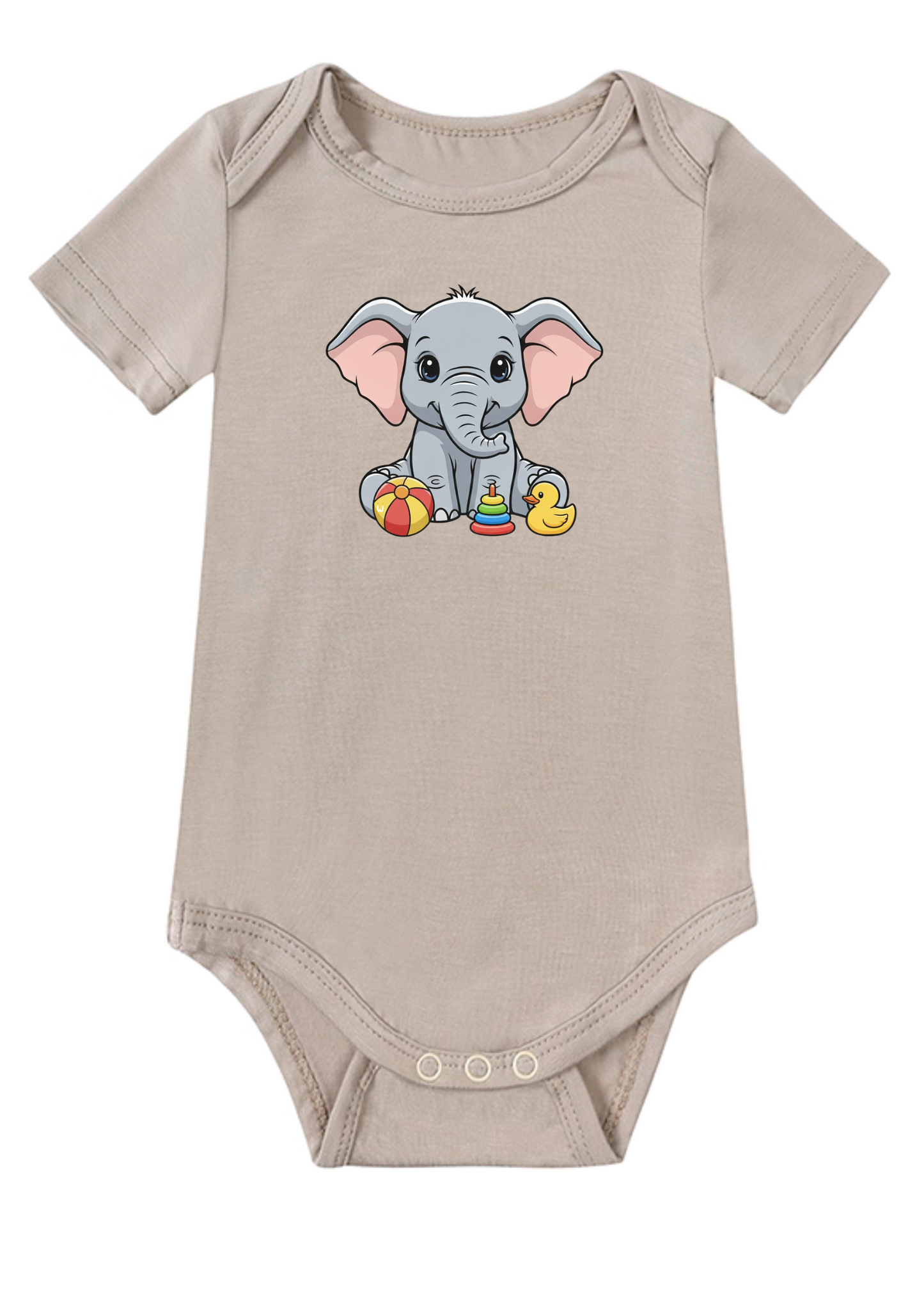 Sweet Elephant Onesie (Bamboo Cotton)