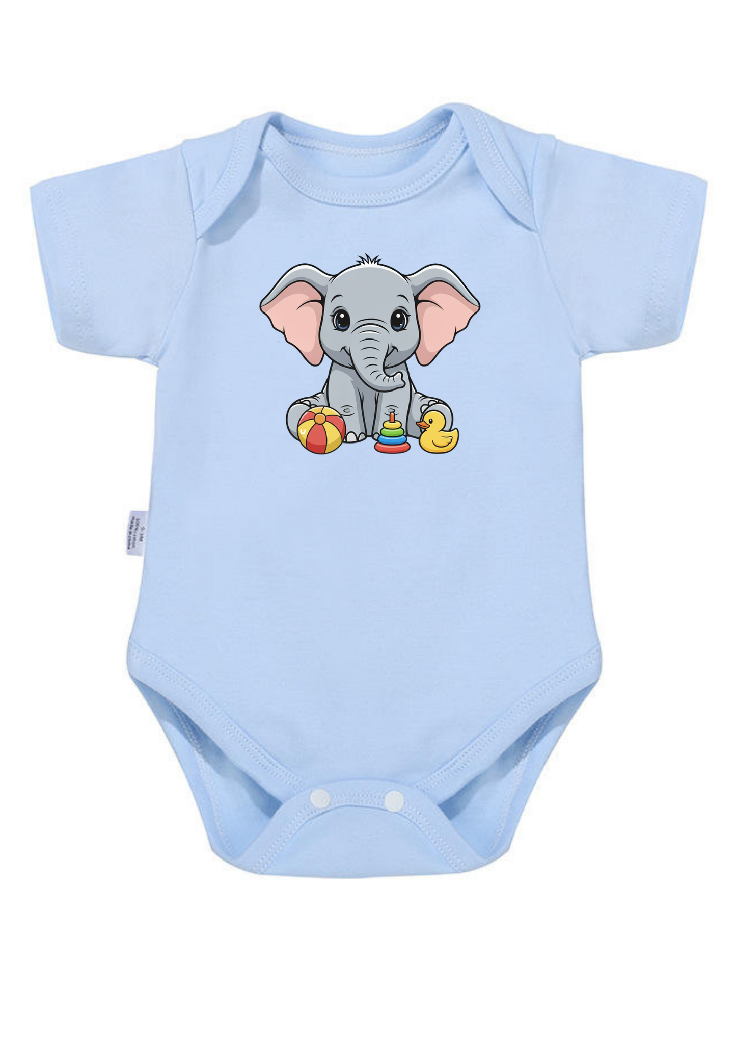 Sweet Elephant Onesie (Organic Cotton)