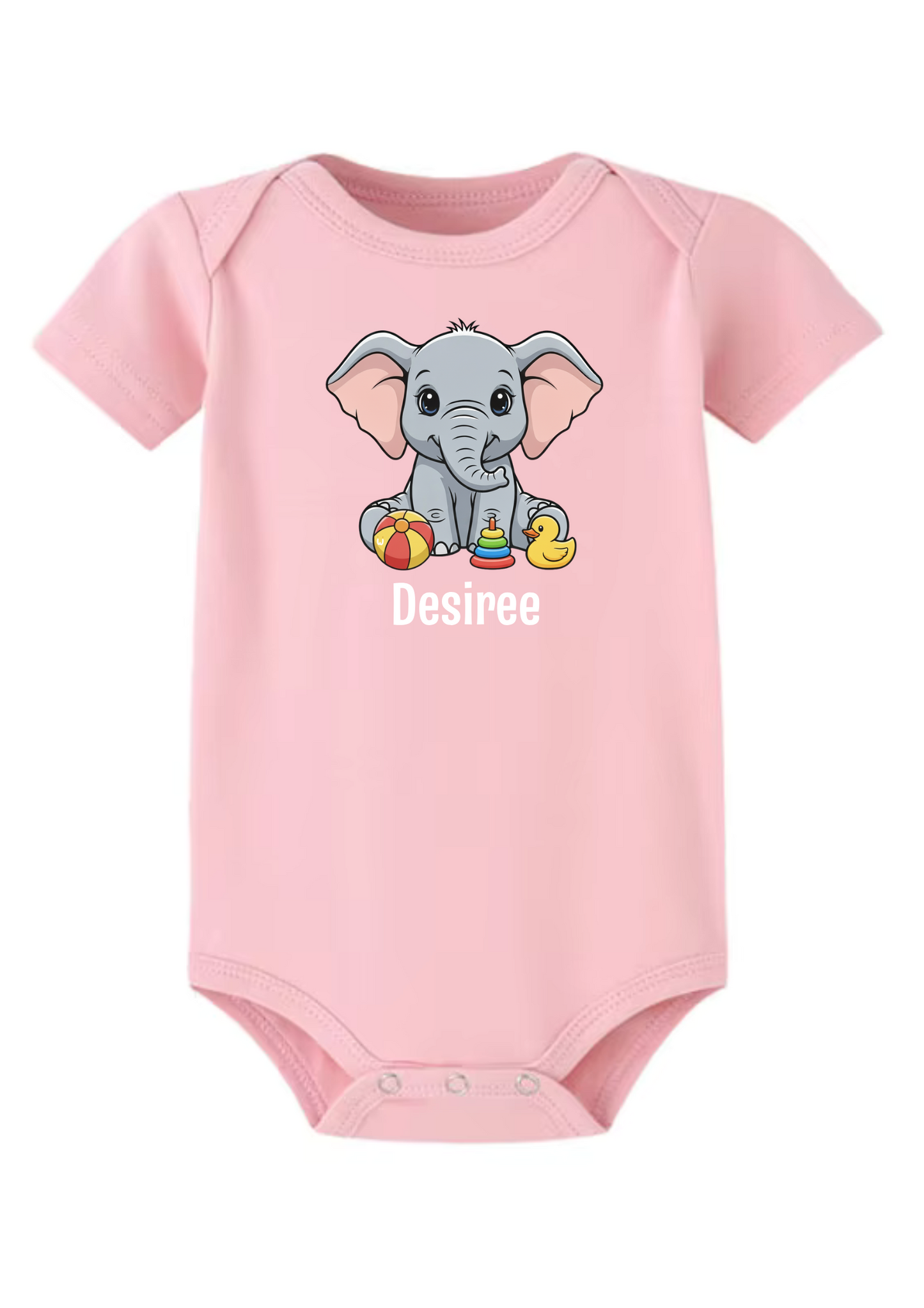 Sweet Elephant Onesie (Organic Cotton)
