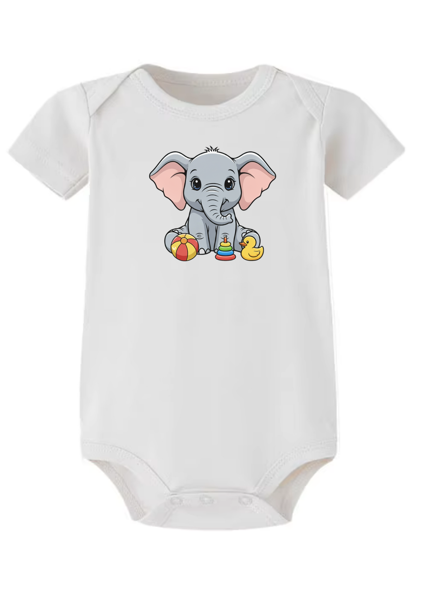 Sweet Elephant Onesie (Organic Cotton)