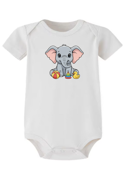 Sweet Elephant Onesie (Organic Cotton)