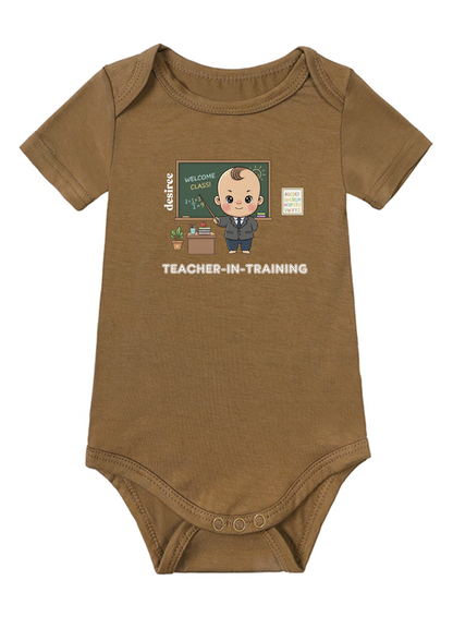 Teacher-in-Training Onesie (Bamboo Cotton)