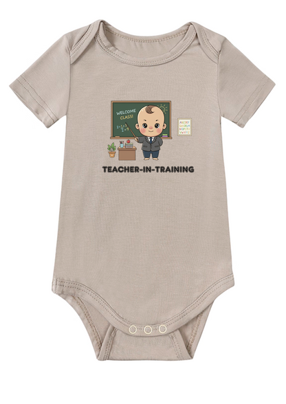Teacher-in-Training Onesie (Bamboo Cotton)