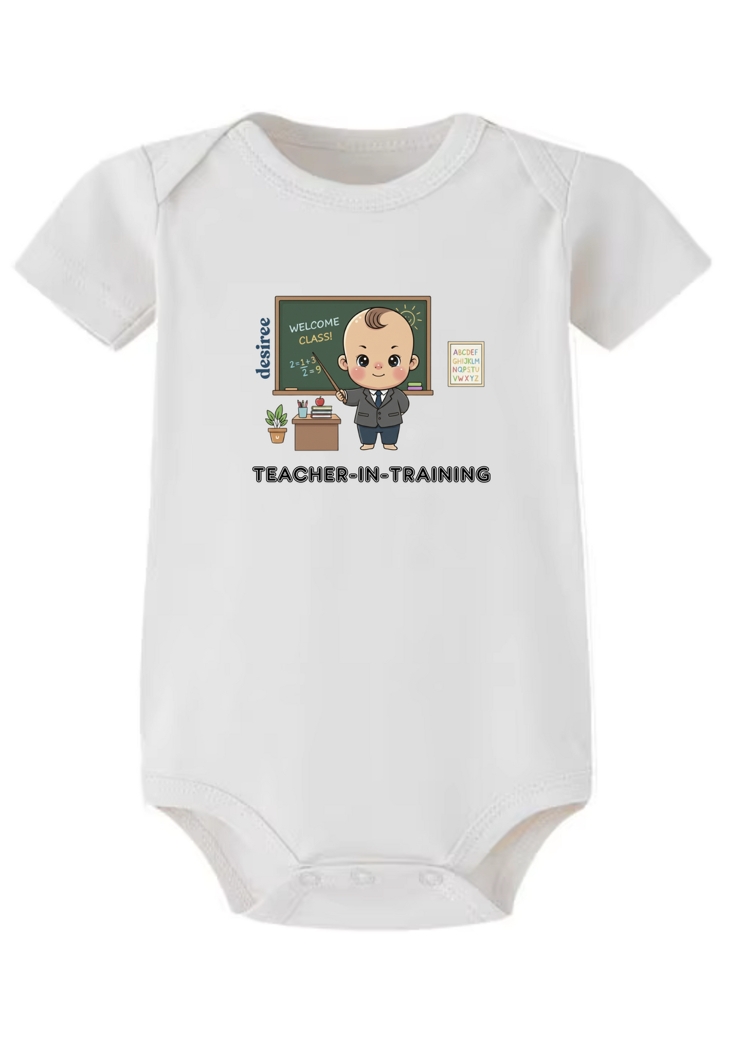 Teacher-in-Training Onesie (Organic Cotton)