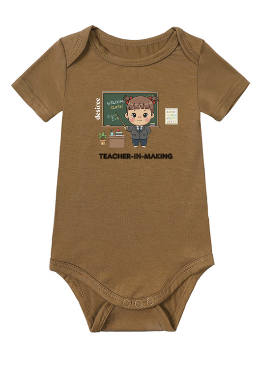 Teacher Boy/Girl Onesie (Bamboo Cotton)