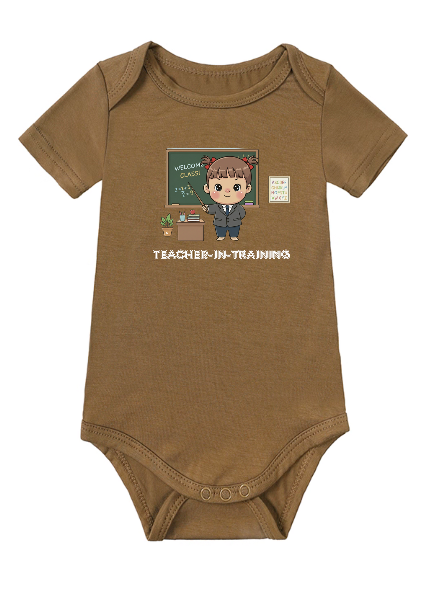Teacher-in-Training Onesie (Bamboo Cotton)