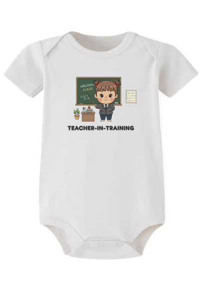Teacher-in-Training Onesie (Organic Cotton)
