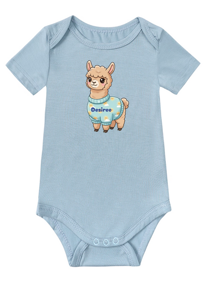 The Little Alpaca Onesie (Bamboo Cotton)