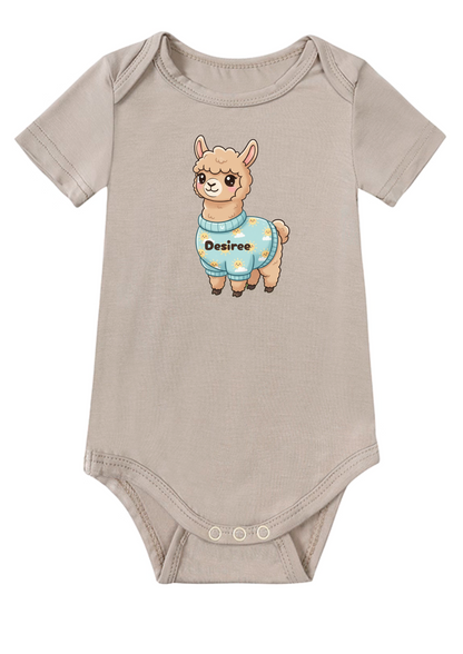 The Little Alpaca Onesie (Bamboo Cotton)