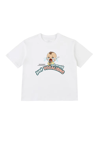 Not Crying Just Vocalizing Kids T-Shirt