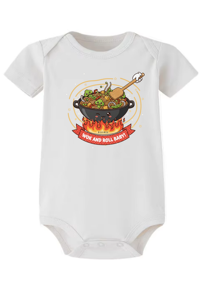 Wok and Roll Baby Onesie (Organic Cotton)