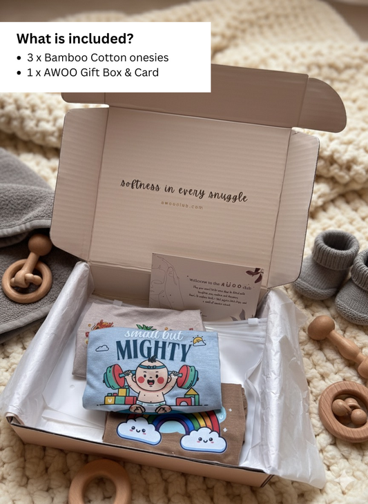 Bamboo Trio Gift Set (Suitable for New Born, 100 days celebration)