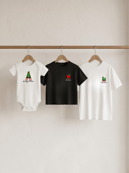 Christmas Elf Initial Matching Set