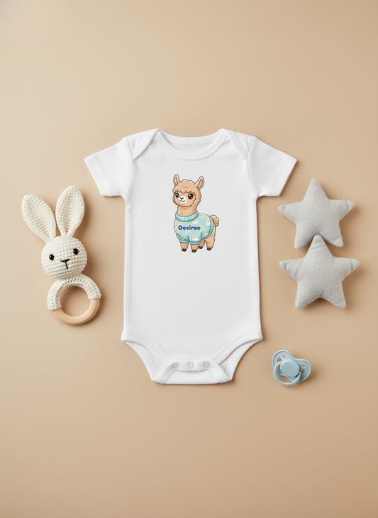 The Little Alpaca Onesie (Organic Cotton)