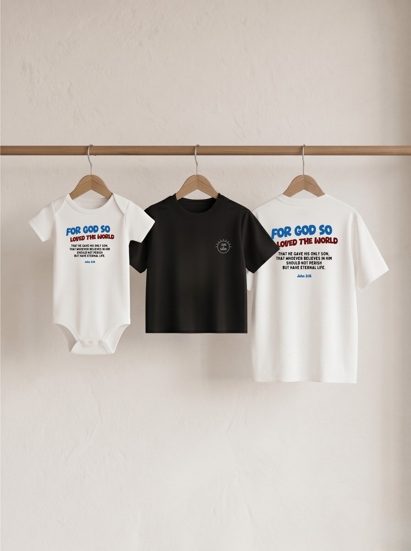 John 3:16 Matching Set (Design 2)