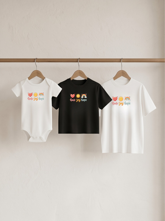 Love Joy Hope Matching Set