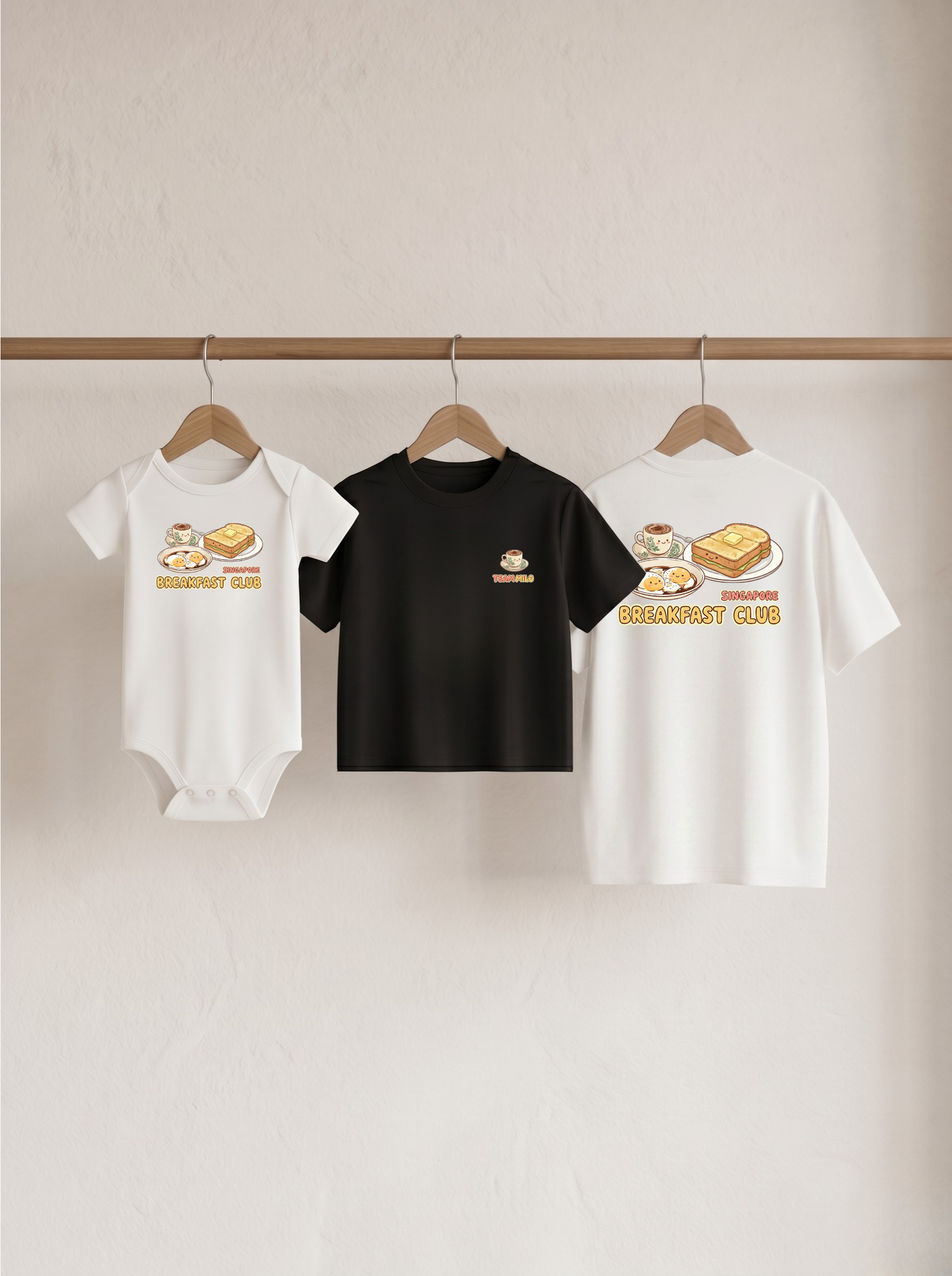 Singapore Breakfast Club Matching Set