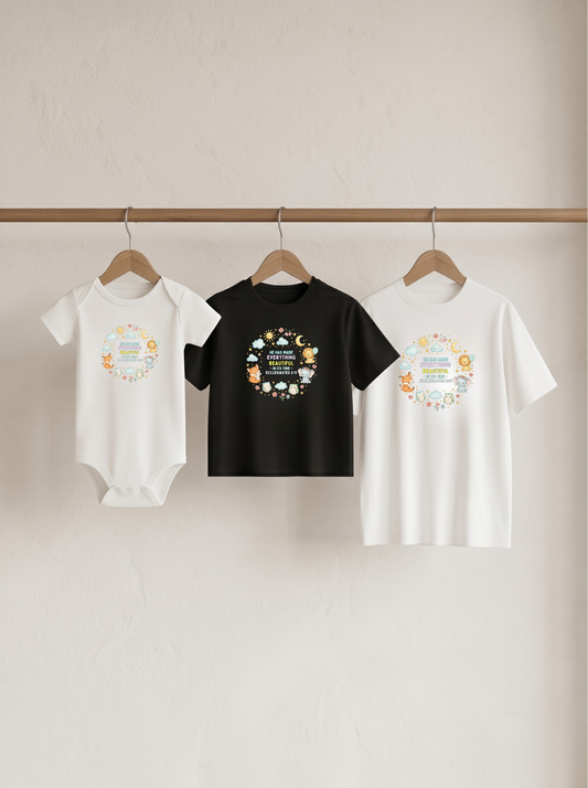 Ecclesiastes 3.11 Matching Set (Design 3)