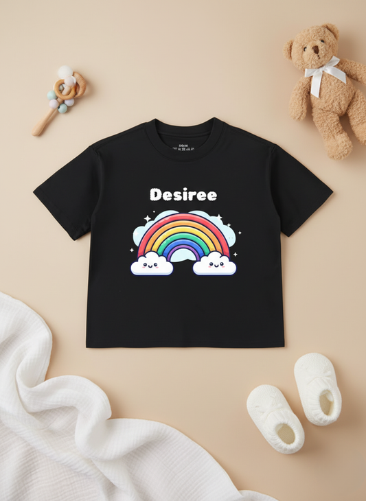 Cuteness Over The Rainbow Kids T-Shirt