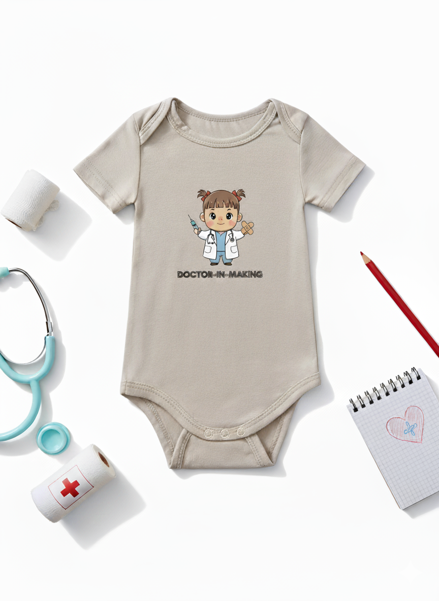 Doctor-in-Making Onesie (Bamboo Cotton)