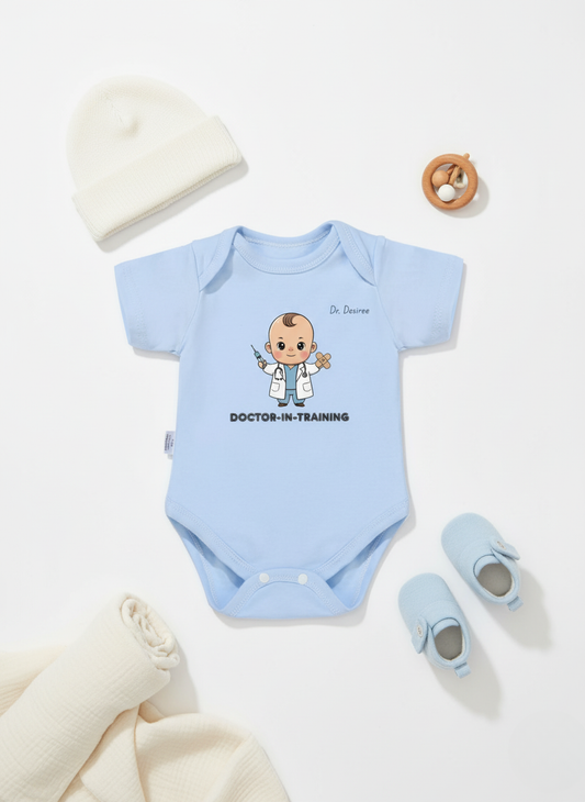 Doctor-in-Training Baby Onesie (Organic Cotton)