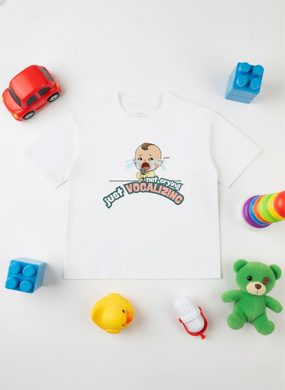 Not Crying Just Vocalizing Kids T-Shirt