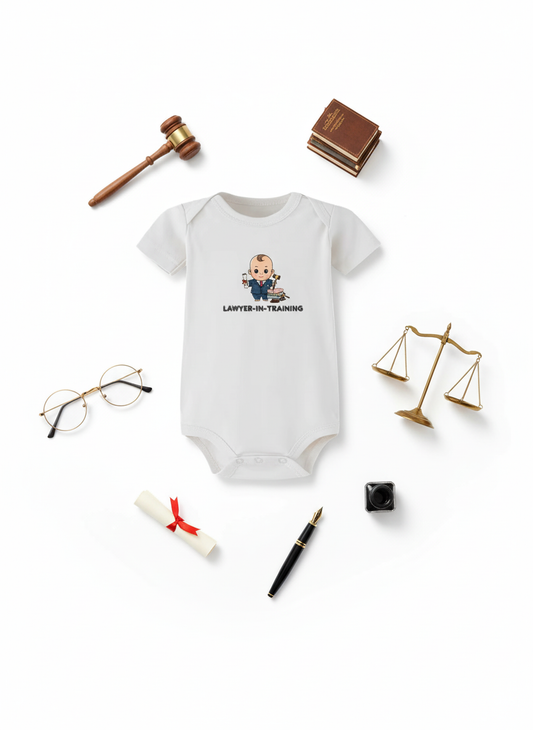 Lawyer-in-Training Onesie (Organic Cotton)