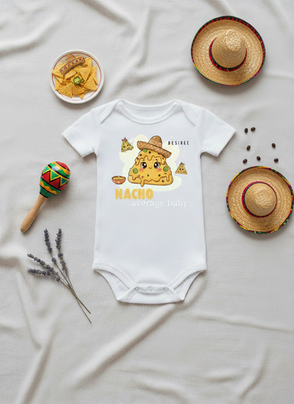 NACHO Average Baby Onesie (Organic Cotton)