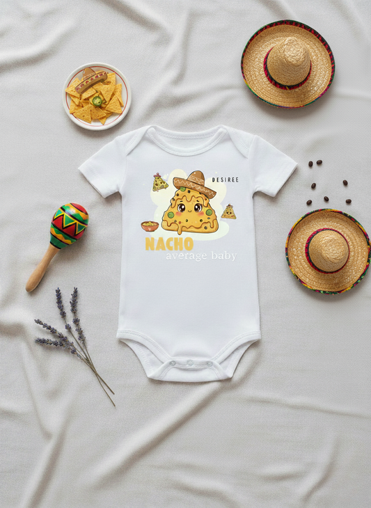 NACHO Average Baby Onesie (Organic Cotton)