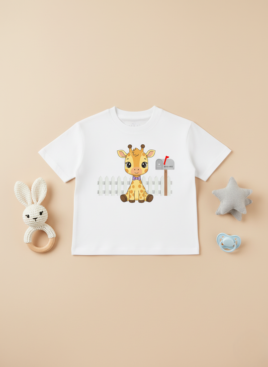 Sunny Giraffe Kids T-Shirt