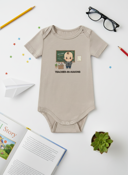 Teacher Boy/Girl Onesie (Bamboo Cotton)