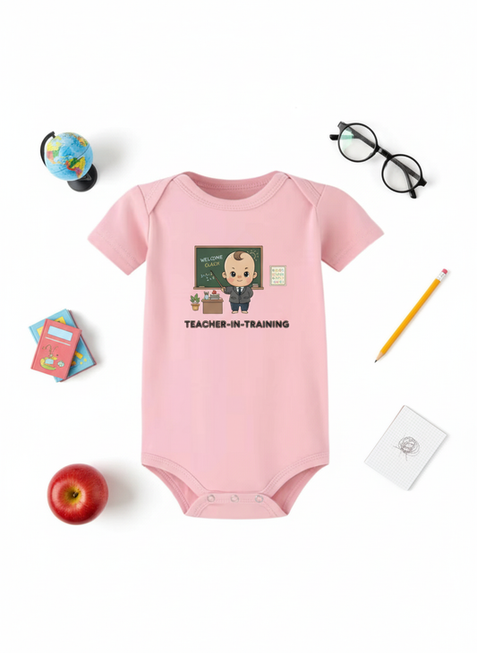 Teacher-in-Training Onesie (Organic Cotton)