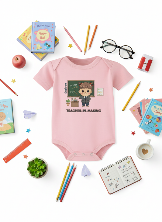 Teacher-in-Making Onesie (Organic Cotton)