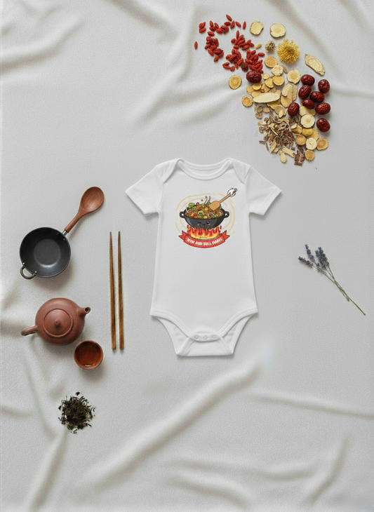 Wok and Roll Baby Onesie (Organic Cotton)